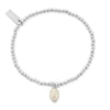 ChloBo Cute Charm Pearl Drop Bracelet, Silver