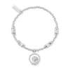 ChloBo Cute Charm Chunky Twist Spiral of Love Bracelet, Silver