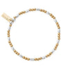 ChloBo Dainty Sparkle Bracelet, Gold & Silver