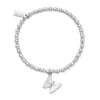 ChloBo Didi Sparkle Butterfly Bracelet, Silver
