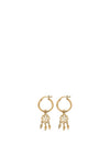 ChloBo Dream Catcher Hoop Earrings, Gold
