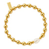 ChloBo Feature Pearl Bracelet, Gold
