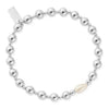 ChloBo Feature Pearl Bracelet, Silver