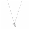 ChloBo Guidance Twisted Rope Chain Necklace, Silver