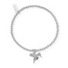 ChloBo Hummingbird Charm Bracelet, Silver