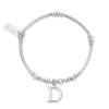 ChloBo Initial Bracelet, Silver