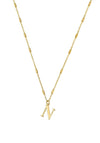 ChloBo Initial Necklace, Gold