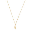ChloBo Interlocking Heart and Angel Wing Necklace, Gold