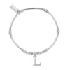 ChloBo Initial Bracelet, Silver