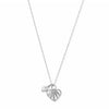 ChloBo Loving Hearts Twisted Rope Chain Necklace, Silver
