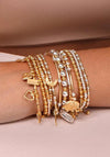 ChloBo Luna Moon Bracelet, Gold & Silver