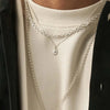 ChloBo Men's Anchor Chain Necklace, Silver