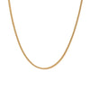 ChloBo Men's Fox Tail Chain Necklace, Gold