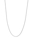 ChloBo Men's Fox Tail Chain Necklace, Silver