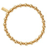 ChloBo Men’s Slim Round Bracelet, Gold