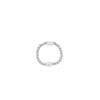 ChloBo Mini Pearl Stretch Ring, Silver