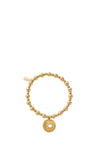 ChloBo Mini Small Ball Midnight Bracelet, Gold