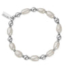 ChloBo Ocean Pearl Bracelet, Silver