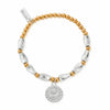 ChloBo Rising Woman Bracelet, Silver & Gold