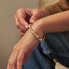 ChloBo Twisted Disc Bracelet, Silver & Gold