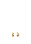 ChloBo Waves Huggie Hoop Earrings, Gold
