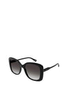Chloé CH0125S Ladies Butterfly Sunglasses, Black