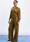 FRNCH Collar Knit Sweater, Green