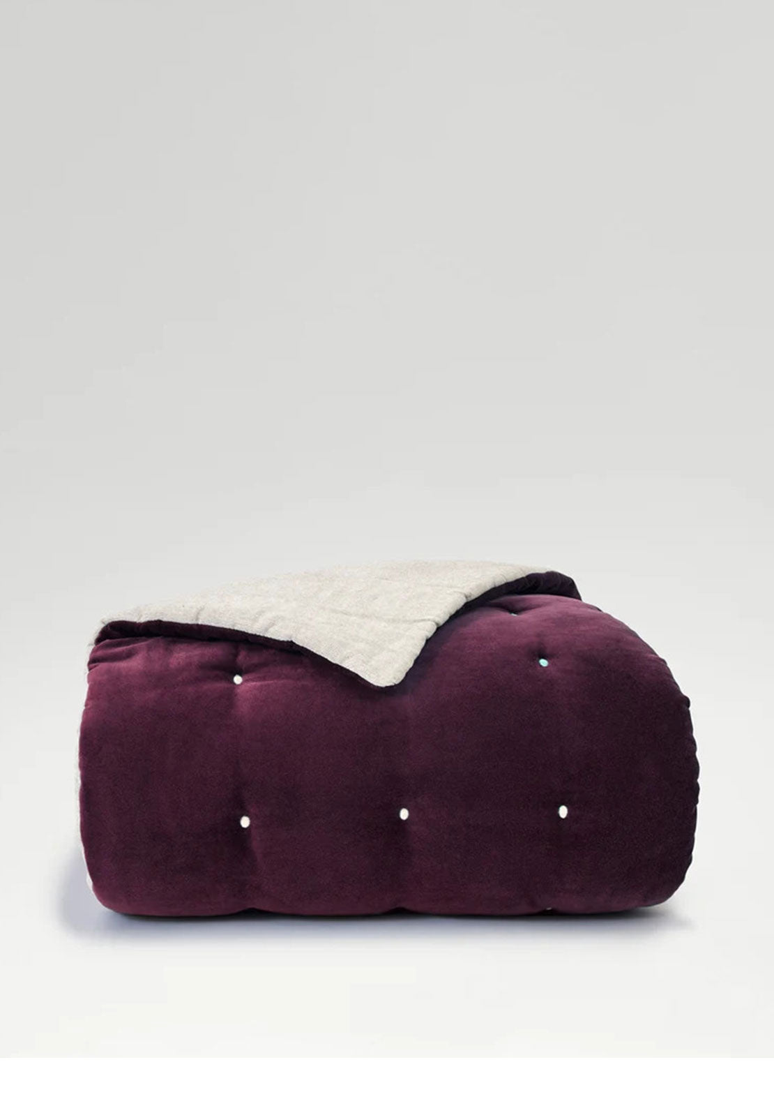 Christy Jaipur Velvet 140x200cm Throw, Fig