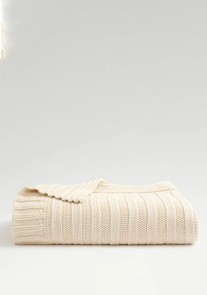CAMBRIDGE THROW 140X180 ECRU