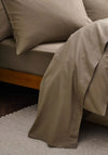 400 TC SATEEN DBL FLAT SHT MUSHROOM