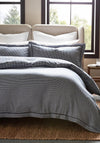 Christy Gingam Ruffle Duvet Cover Set, Blue