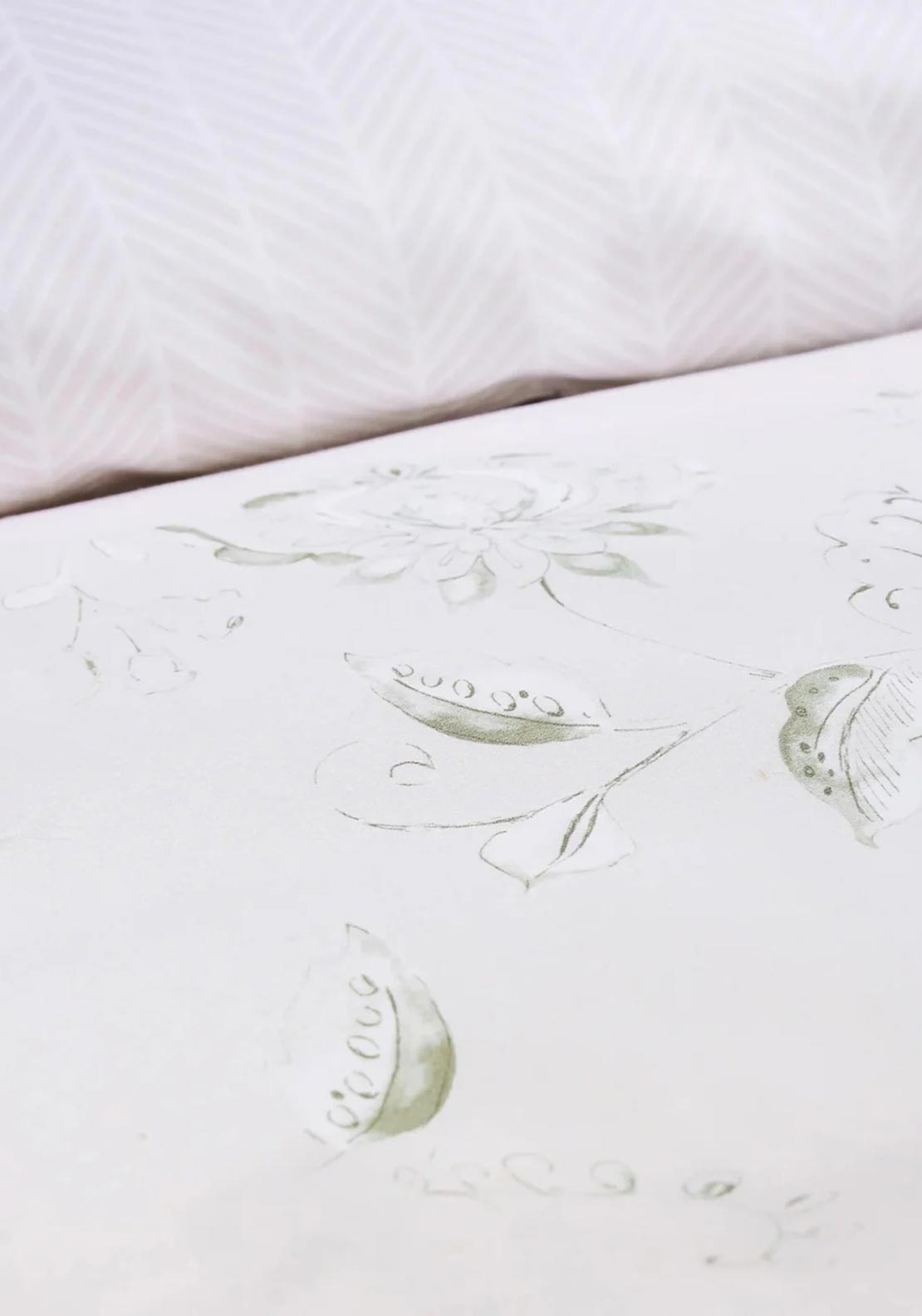 Christy Hatton Floral Duvet Cover Set, Cream & Sage