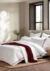 Christy Mistletoe Duvet Cover Set, Red