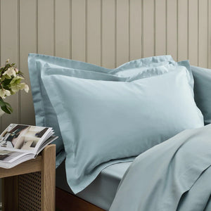 400 TC SATEEN OXF PCASE PAIR ICE BLUE