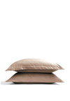 Christy Classic Sateen Oxford Pillowcase Pair, Taupe