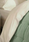 400TC SATEEN SINGLE FLAT SHEET IVORY