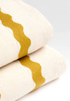 TAKEAWAY BEACH TOWEL OCHRE