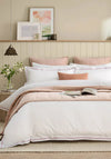 WAVE EMBROIDERY DB DVT SET ROSE PINK