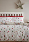 Catherine Lansfield Reversible Christmas Town Duvet Cover Set, Neutral