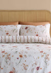 Catherine Lansfield Harvest Flowers Brushed Cotton Duvet Cover Set, Natural