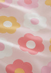 Catherine Lansfield Retro Daisy Fitted Sheet, Pink