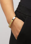 Dyrberg/Kern Clare 2 Pastel Crystal Bracelet, Gold