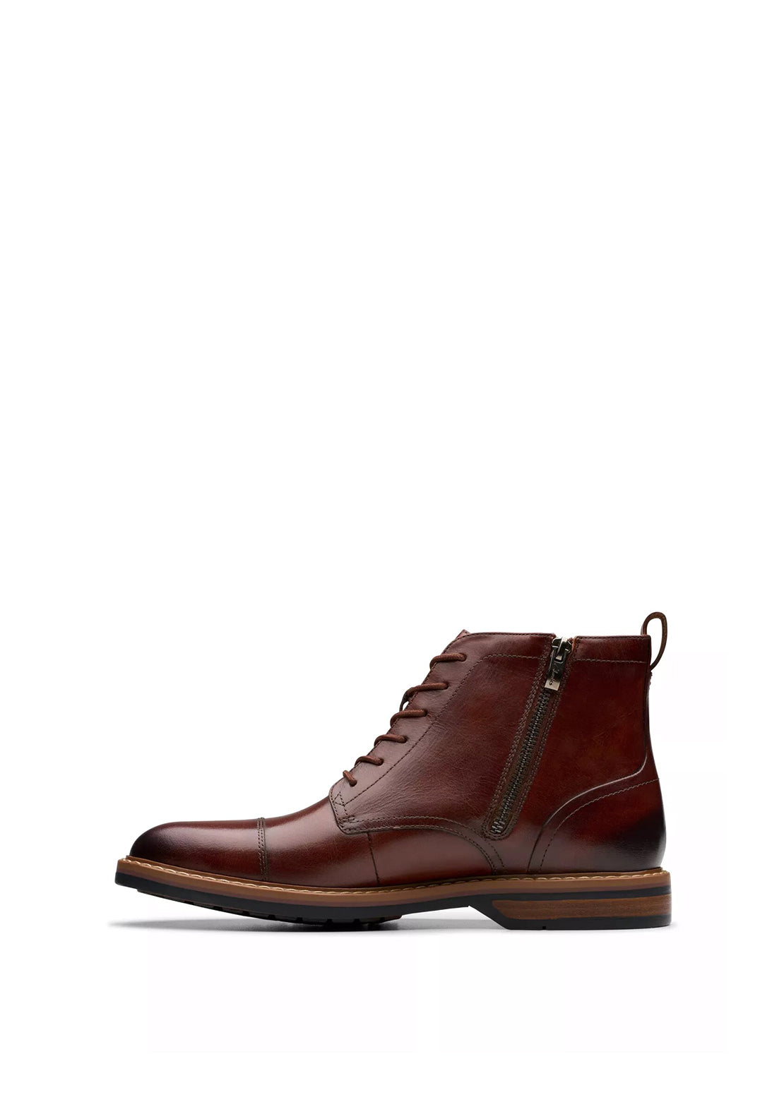 Clarks Men’s Aldwin Cap Toe Boots, Mid Tan