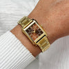 Cluse Anglée Watch, Gold & Brown