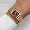 Cluse Anglée Watch, Gold & Cherry