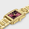 Cluse Anglée Watch, Gold & Cherry