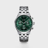 Cluse Anthéor Multifunction Watch & Steel Bracelet, Silver & Green