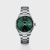 Cluse Anthéor Watch & Steel Bracelet, Silver & Green