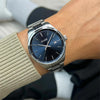 Cluse Men’s Antheor Watch, Silver & Blue