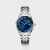 Cluse Men’s Aravis 3 Hand Watch, Silver & Blue